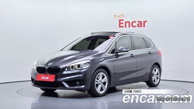 BMW 2 SERIES ACTIVE TOURER 2017 — 91 519 км, серый, Корея — под ключ — фото 1