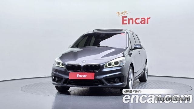 BMW 2 SERIES ACTIVE TOURER 2017 — 91 519 км, серый, Корея — под ключ — фото 3