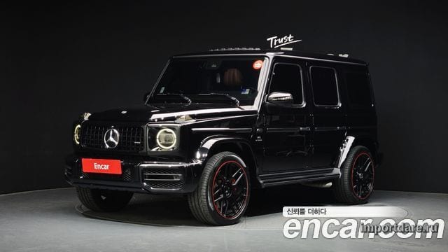 MERCEDES-BENZ G-CLASS W463B 2019 — 29 612 км, чёрный, Корея — под ключ — фото 1