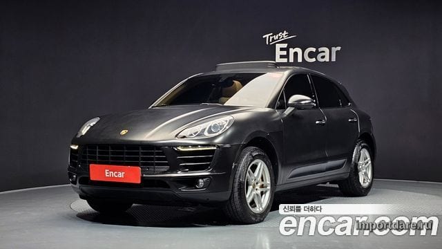 PORSCHE MACAN 2015 — 194 180 км, чёрный, Корея — под ключ — фото 1
