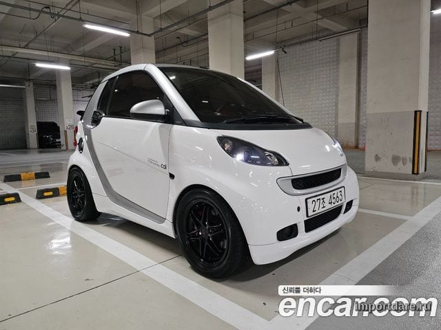 SMART FORTWO CABRIO 2010 — 216 200 км, белый, Корея — под ключ — фото 1