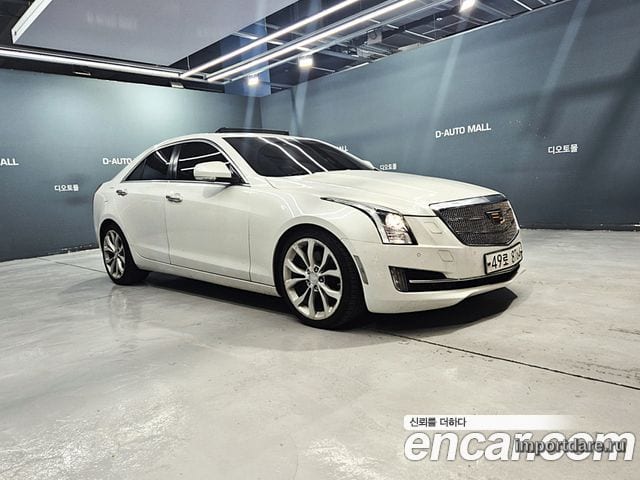 CADILLAC ATS 2017 — 76 500 км, белый, Корея — под ключ — фото 3