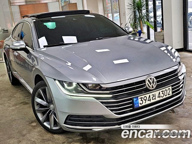 VOLKSWAGEN ARTEON 2020 — 110 300 км, серебристо-серый, Корея — под ключ — фото 3