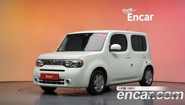 NISSAN CUBE 2011 — 184 636 км, белый-перламутр, Корея — под ключ — фото 2