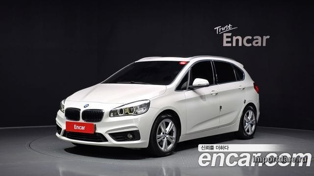 BMW 2 SERIES ACTIVE TOURER 2017 — 94 031 км, белый, Корея — под ключ — фото 1