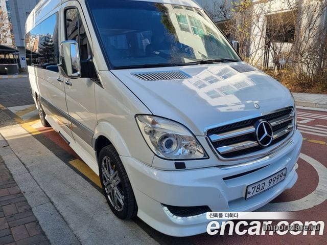 MERCEDES-BENZ SPRINTER 2013 — 97 189 км, белый, Корея — под ключ — фото 1