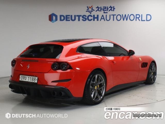 FERRARI GTC4 2018 — 31 200 км, красный, Корея — под ключ — фото 2