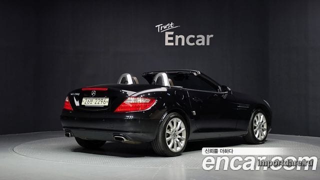 MERCEDES-BENZ SLK-CLASS 2012 — 94 030 км, чёрный, Корея — под ключ — фото 2