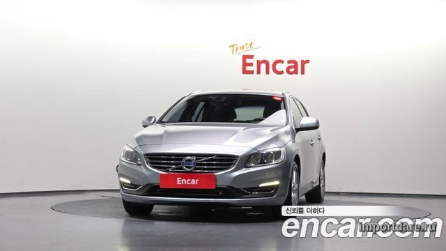 VOLVO V60 2017 — 180 813 км, серебристо-серый, Корея — под ключ — фото 3