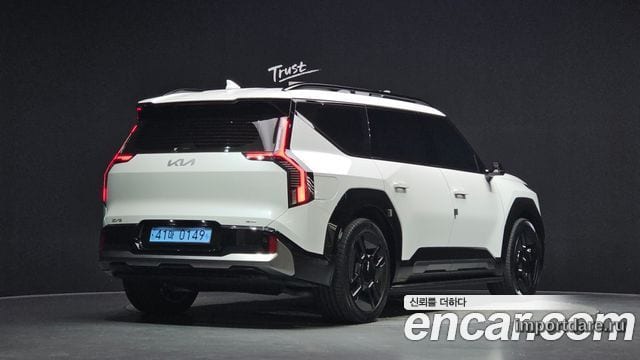 KIA EV9 2026 — 6 696 км, белый, Корея — под ключ — фото 2