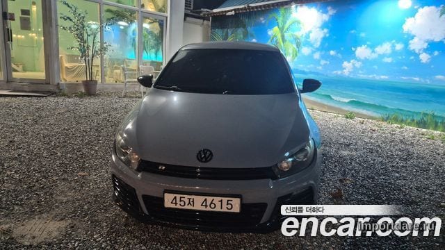 VOLKSWAGEN SCIROCCO 2014 — 125 682 км, серебристо-серый, Корея — под ключ — фото 1