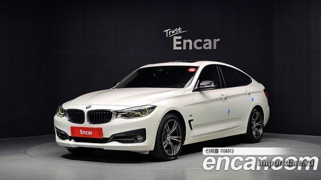 BMW 3 SERIES GT 2017 — 236 020 км, белый, Корея — под ключ — фото 1
