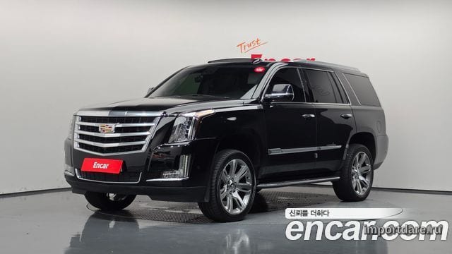 CADILLAC ESCALADE 2019 — 80 880 км, чёрный, Корея — под ключ — фото 1