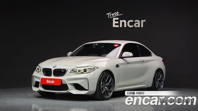 BMW M2 2017 — 122 259 км, белый-перламутр, Корея — под ключ — фото 1