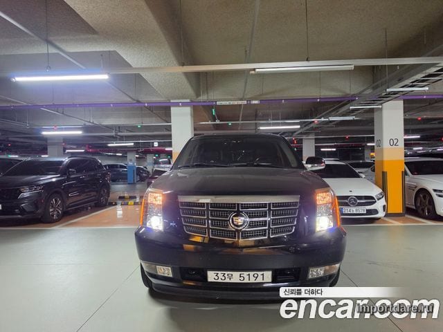 CADILLAC ESCALADE 2014 — 36 000 км, чёрный, Корея — под ключ — фото 1