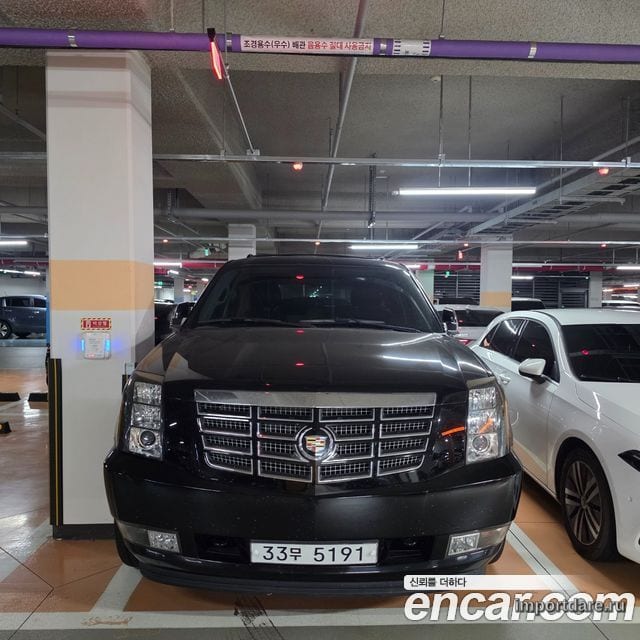 CADILLAC ESCALADE 2014 — 36 000 км, чёрный, Корея — под ключ — фото 3