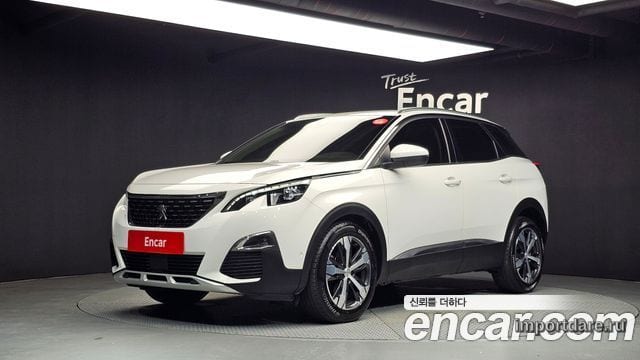 PEUGEOT 3008 2018 — 175 482 км, белый, Корея — под ключ — фото 1