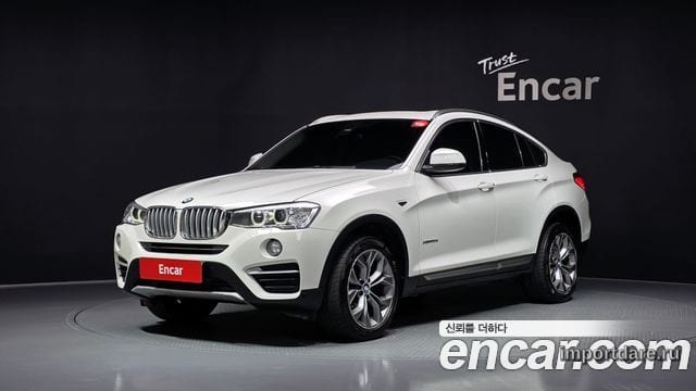 BMW X4 2015 — 165 575 км, белый, Корея — под ключ — фото 1