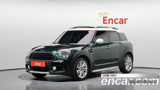 MINI COOPER COUNTRYMAN 2018 — 107 949 км, тёмно-зелёный, Корея — под ключ — фото 1
