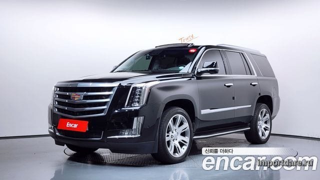 CADILLAC ESCALADE 2018 — 53 134 км, чёрный, Корея — под ключ — фото 1