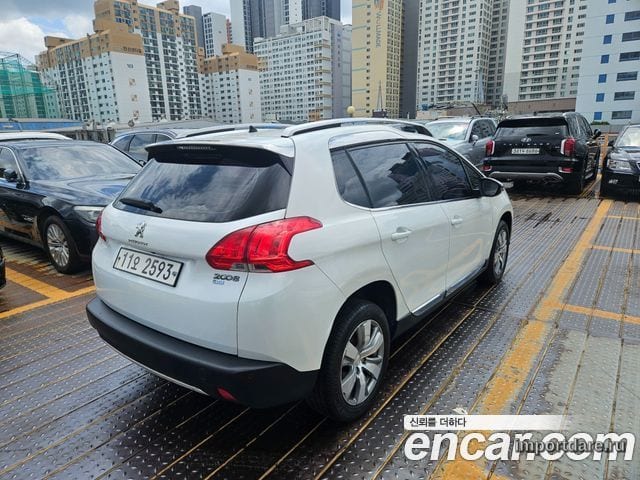 PEUGEOT 2008 2015 — 112 393 км, белый, Корея — под ключ — фото 4