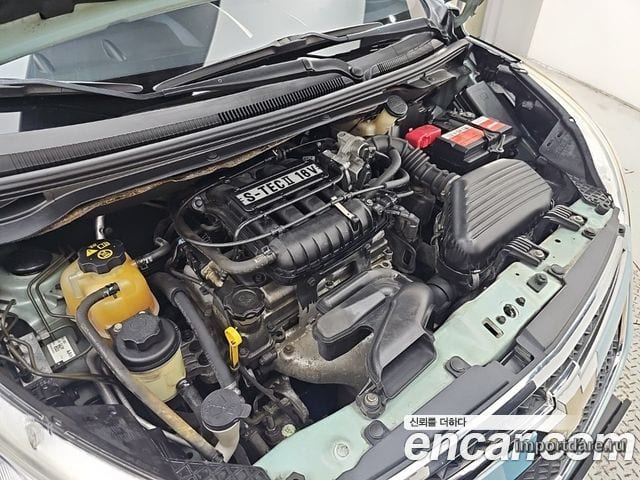 CHEVROLET SPARK 2012 — 128 000 км, тёмно-зелёный, Корея — под ключ — фото 6