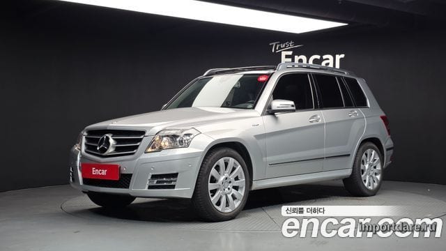 MERCEDES-BENZ GLK-CLASS X204 2012 — 111 558 км, серебристый, Корея — под ключ — фото 1