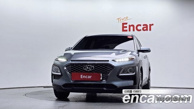 HYUNDAI KONA HYBRID 2020 — 49 856 км, светло-серебристый, Корея — под ключ — фото 3