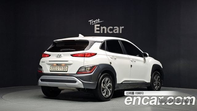 HYUNDAI KONA HYBRID 2021 — 120 460 км, белый, Корея — под ключ — фото 2