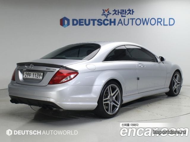 MERCEDES-BENZ CL-CLASS C216 2008 — 148 000 км, серебристый, Корея — под ключ — фото 2