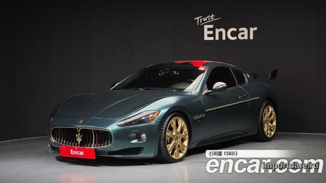 MASERATI GRANTURISMO 2009 — 53 946 км, тёмно-зелёный, Корея — под ключ — фото 1