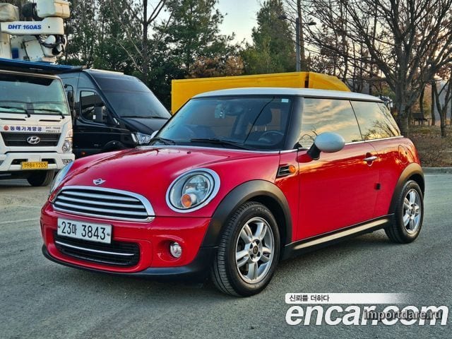 MINI COOPER 2011 — 105 131 км, красный, Корея — под ключ — фото 1