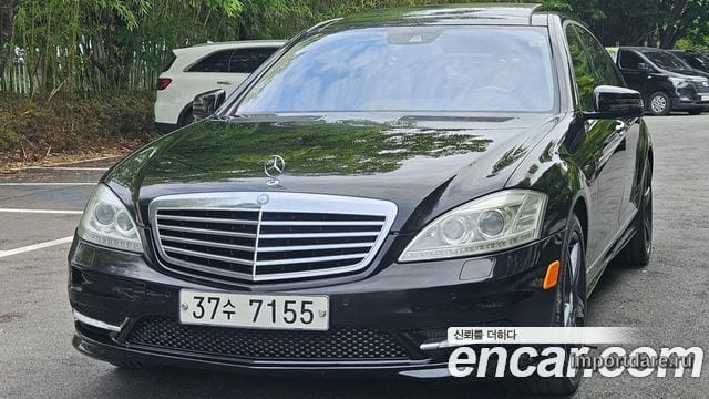 MERCEDES-BENZ S-CLASS W221 2010 — 216 182 км, чёрный, Корея — под ключ — фото 3