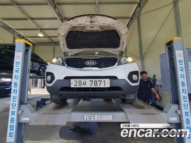 KIA SORENTO R 2011 — 172 509 км, белый, Корея — под ключ — фото 4