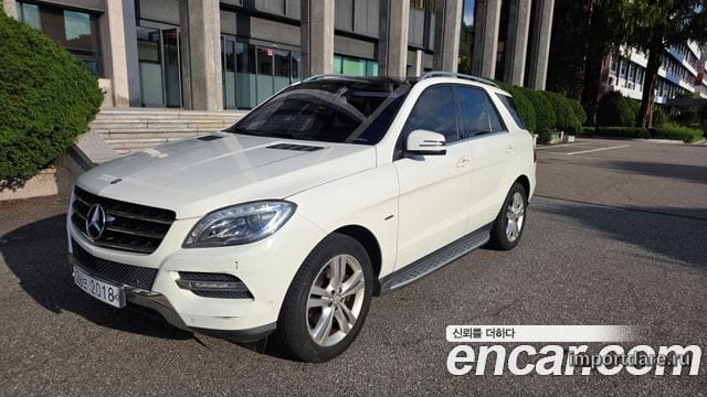 MERCEDES-BENZ M-CLASS W166 2012 — 165 000 км, белый, Корея — под ключ — фото 1