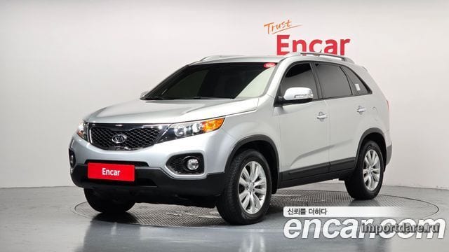 KIA SORENTO R 2012 — 89 830 км, серебристый, Корея — под ключ — фото 1