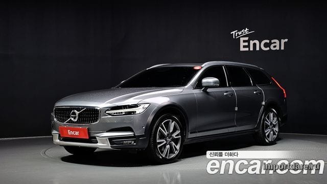 VOLVO V90 CROSS COUNTRY 2020 — 203 790 км, серый, Корея — под ключ — фото 1