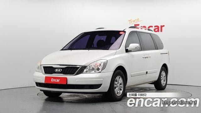 KIA CARNIVAL R 2013 — 312 713 км, белый, Корея — под ключ — фото 1