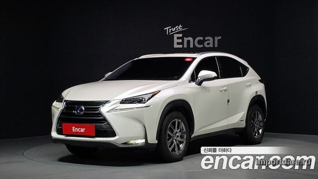 LEXUS NX300H 2017 — 89 355 км, белый, Корея — под ключ — фото 1
