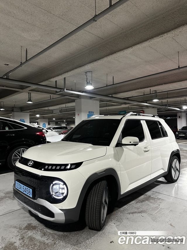HYUNDAI CASPER ELECTRIC 2026 — 8 000 км, белый-перламутр, Корея — под ключ — фото 3