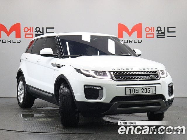 LAND ROVER RANGE ROVER EVOQUE 2017 — 102 604 км, белый, Корея — под ключ — фото 2