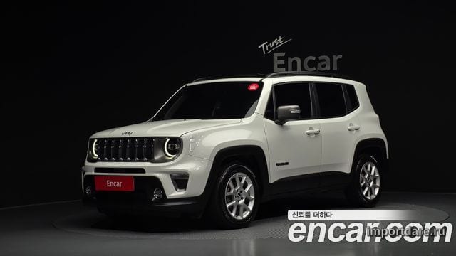 JEEP RENEGADE 2020 — 36 608 км, белый, Корея — под ключ — фото 1