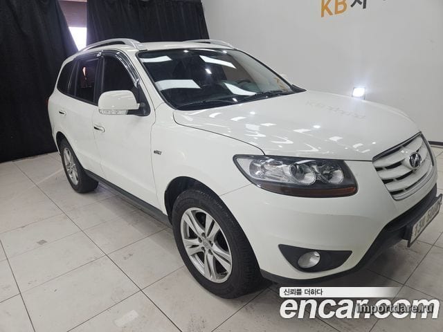 HYUNDAI SANTA FE 2011 — 131 000 км, белый-перламутр, Корея — под ключ — фото 3