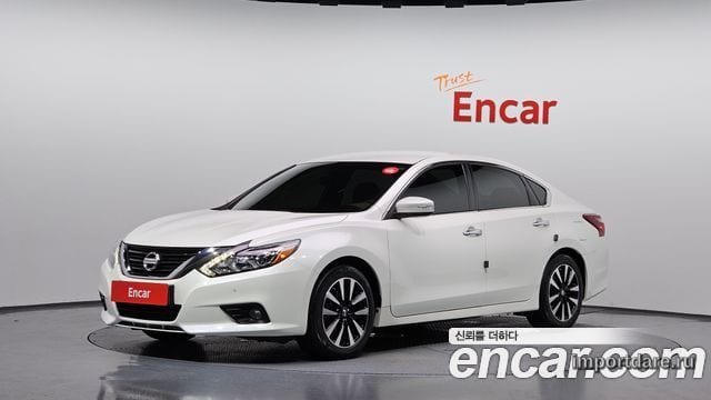 NISSAN ALTIMA 2018 — 65 576 км, белый, Корея — под ключ — фото 1