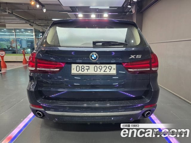 BMW X5 2016 — 223 458 км, синий, Корея — под ключ — фото 4
