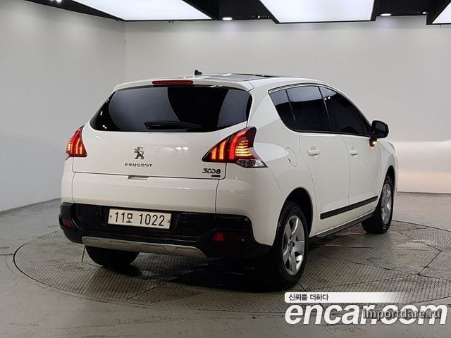 PEUGEOT 3008 2015 — 137 000 км, белый, Корея — под ключ — фото 4