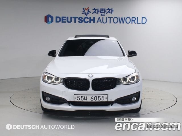 BMW 3 SERIES GT 2014 — 147 490 км, белый, Корея — под ключ — фото 3