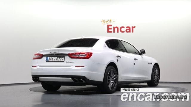 MASERATI QUATTROPORTE 2016 — 147 755 км, белый, Корея — под ключ — фото 2