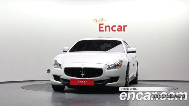 MASERATI QUATTROPORTE 2016 — 147 755 км, белый, Корея — под ключ — фото 3