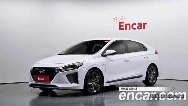 HYUNDAI IONIQ HYBRID 2016 — 303 725 км, белый, Корея — под ключ — фото 1